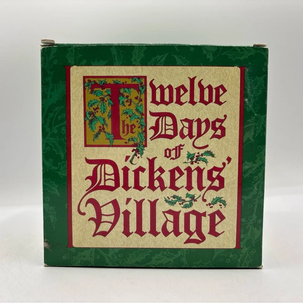 Dept 56 1995 Vintage HVC 12 Days Of Dickens Village Four Calling Birds 58379 EUC - Picture 9 of 12